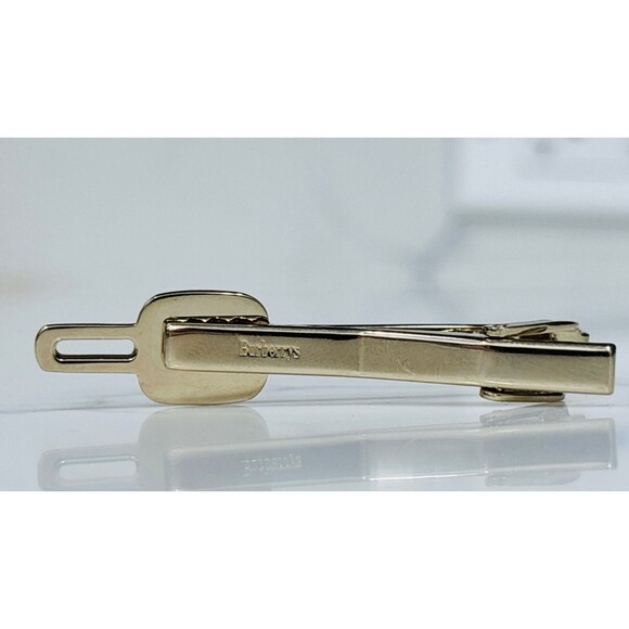Burberrys Vintage Gold Tone Tie Clip Equestrian Knight Logo - Picture 6 of 13